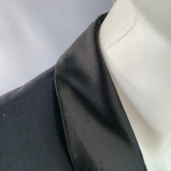 MAISON MARTIN MARGIELA SS12 Size 40 Black Asymmetrical Biker Blazer Jacket - Picture 10 of 16